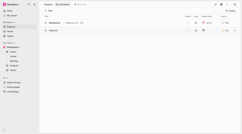 Linear
			          ux ui design