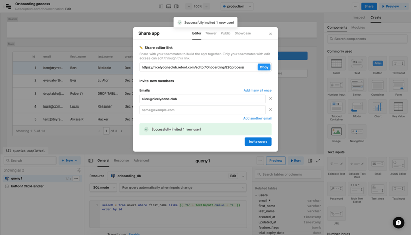 Retool
			        ux ui design