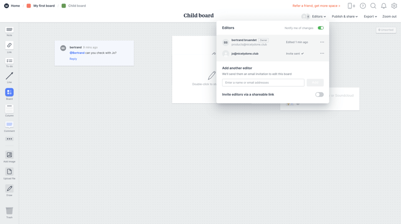 Milanote
			             ux ui design