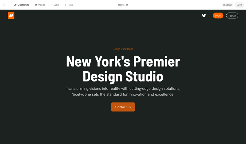 Durable screen example