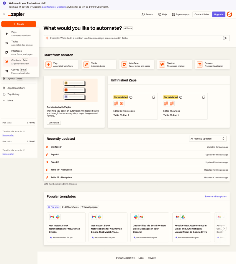 Zapier
			            ux ui design