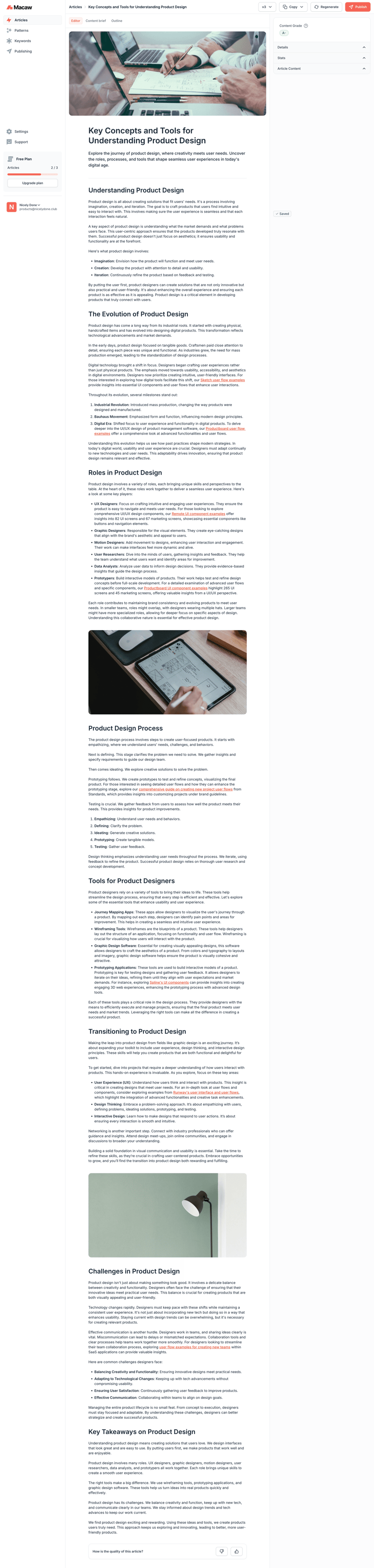 Macaw
			         ux ui design
