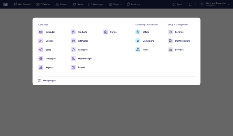 Mangomint
			   ux ui design