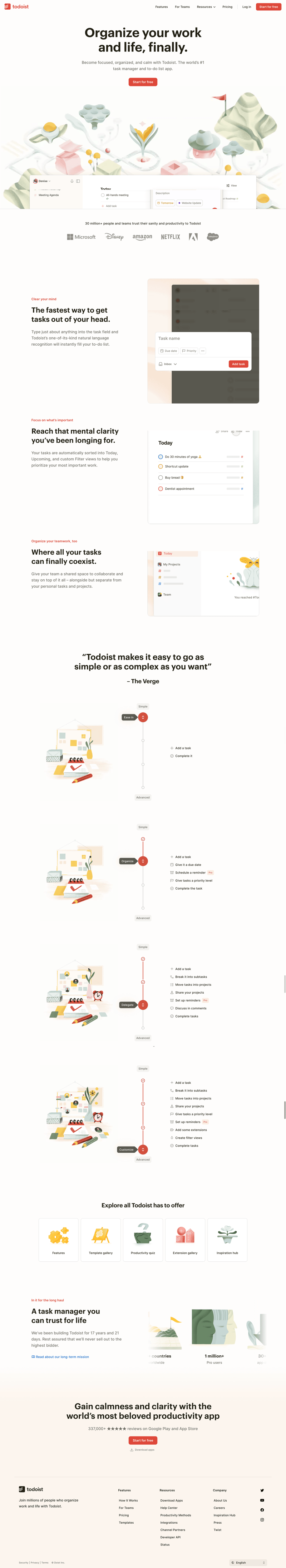 Todoist
page example