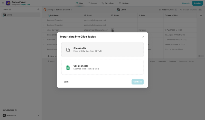 Glide
			    ux ui design