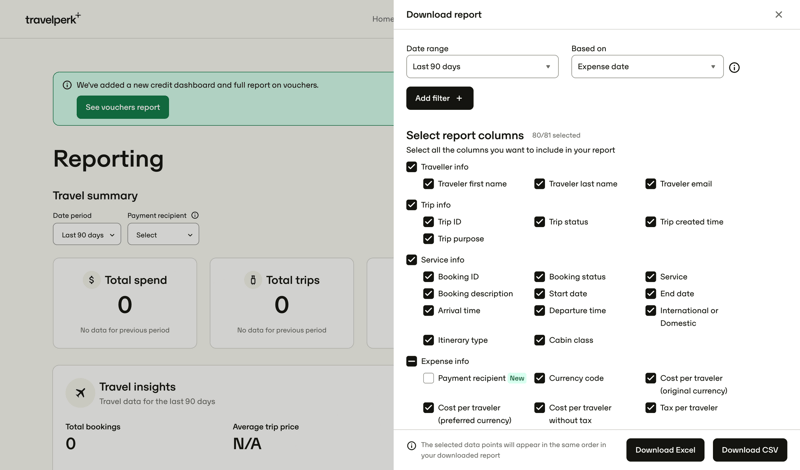 Travelperk screen example