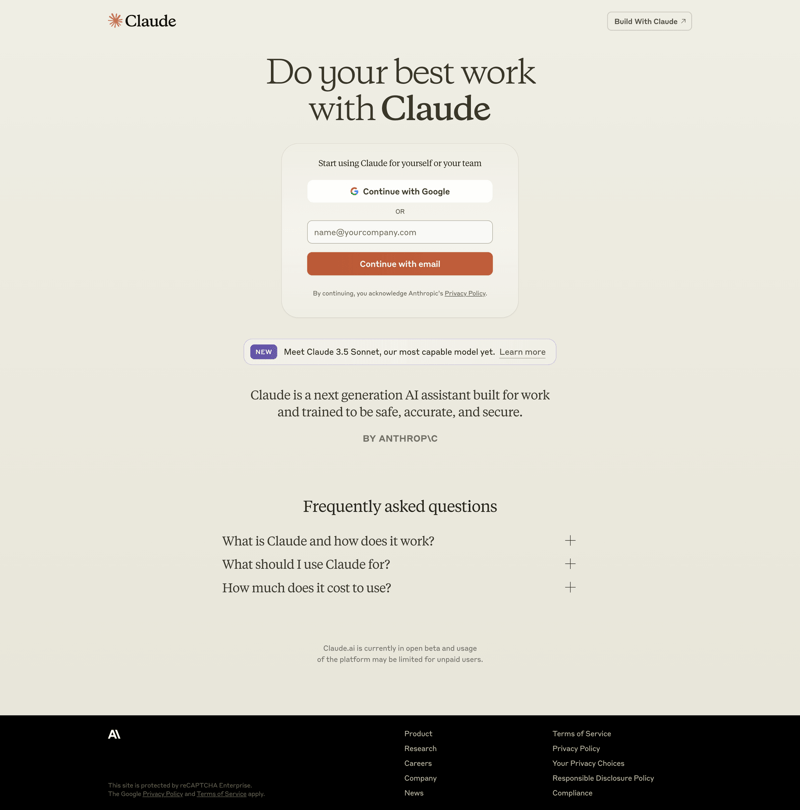 Claude
				 page example