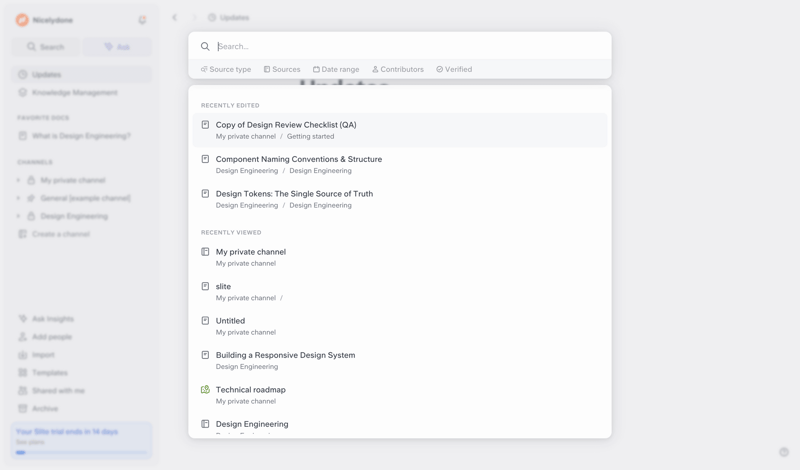 Slite
			   ux ui design