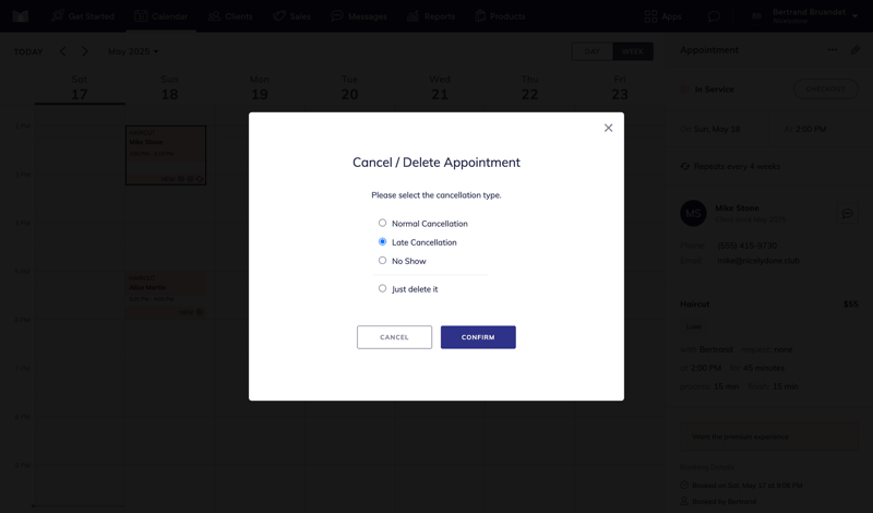 Mangomint screen example
