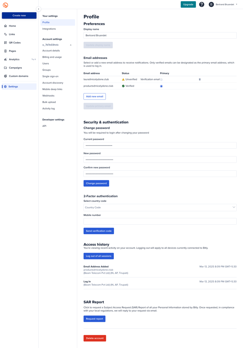 Bitly
			         ux ui design