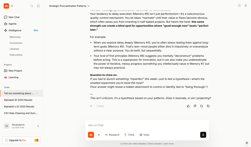 Mistral screen example