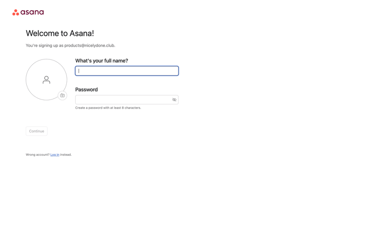 Asana
			         ux ui design