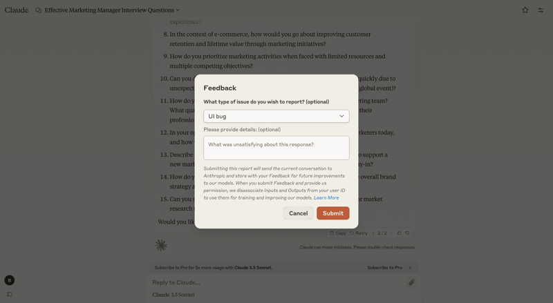 Claude
			   ux ui design