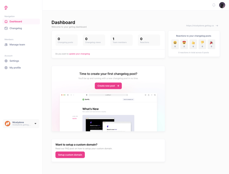 Getlog
			        ux ui design