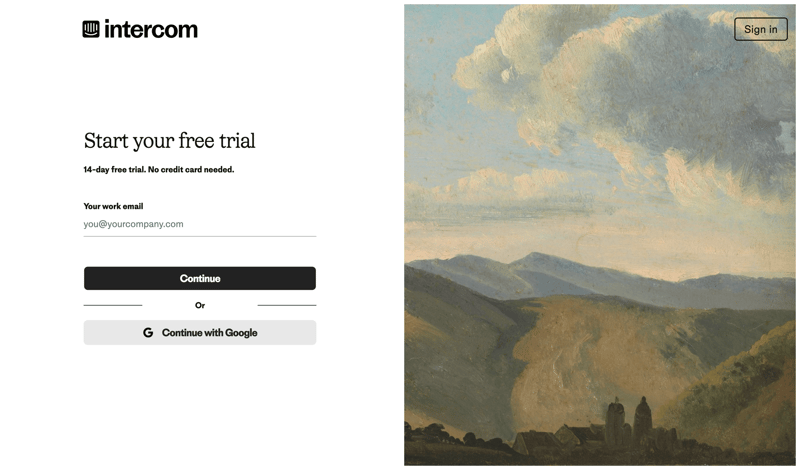 Intercom
			          ux ui design