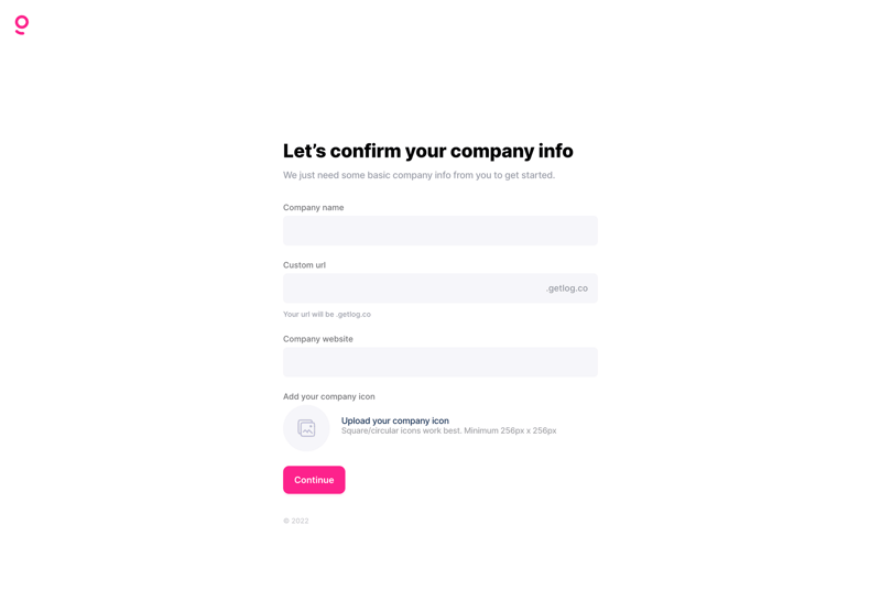 Getlog
			       ux ui design