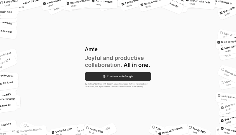 Amie
			    ux ui design