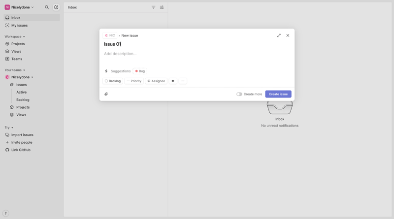 Linear
			             ux ui design