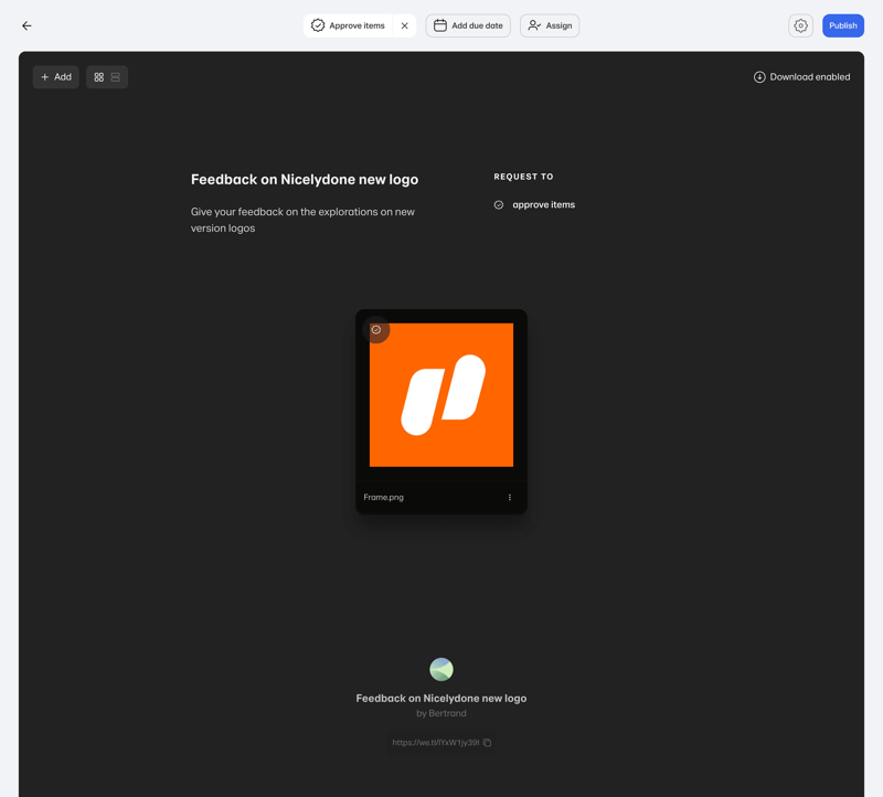 WeTransfer
			     ux ui design