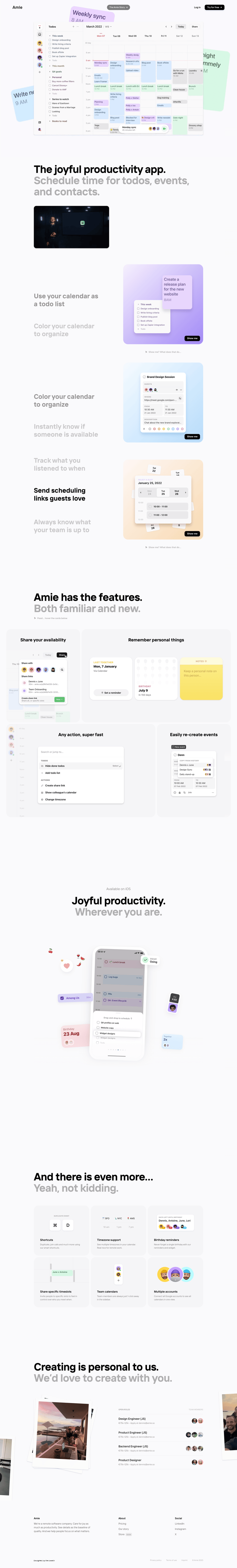 Amie
			    ux ui design