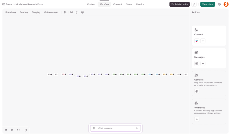Typeform screen example