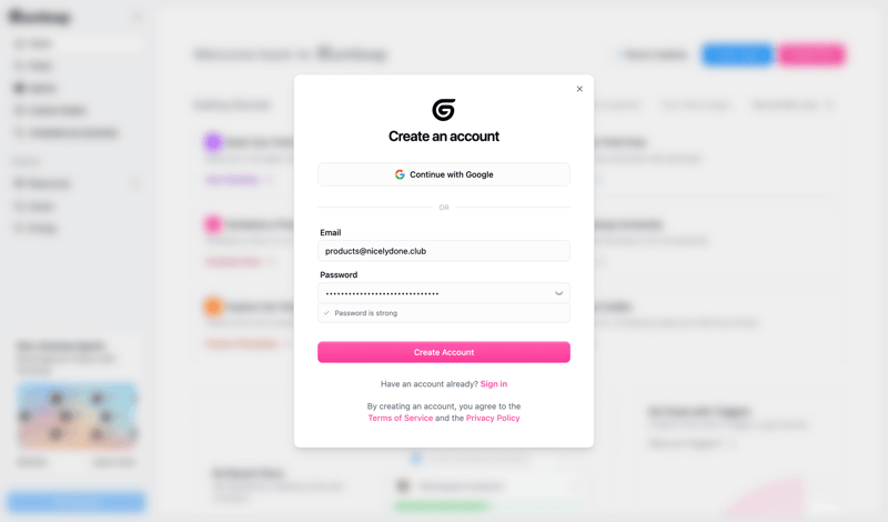 Gumloop screen example