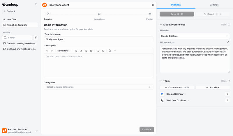 Gumloop screen example