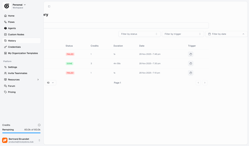 Gumloop screen example