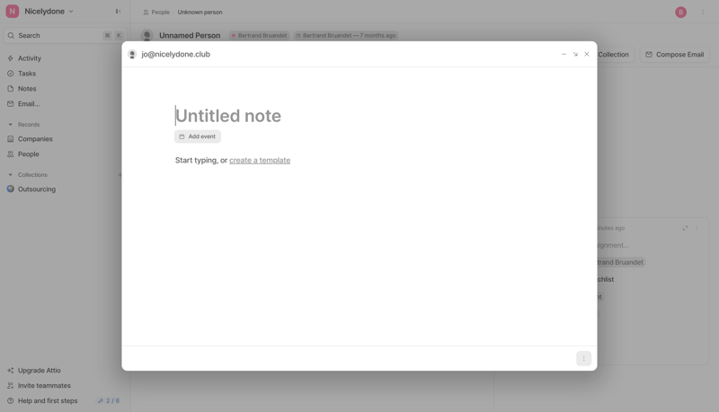 Attio
			  ux ui design