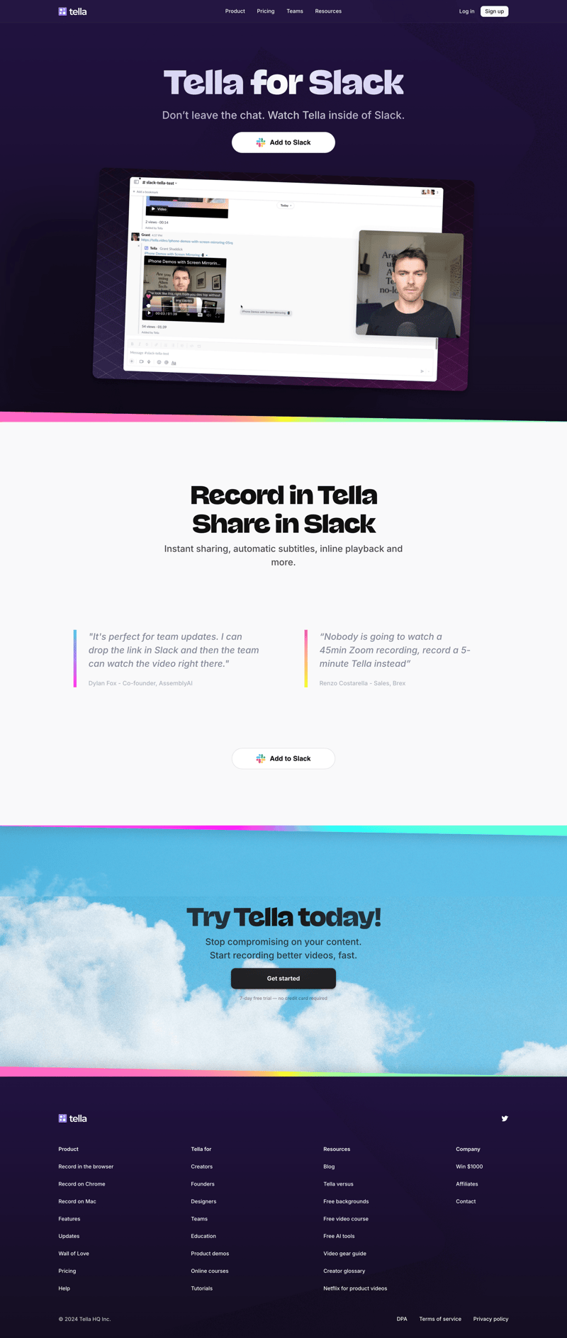 Tella
			   ux ui design