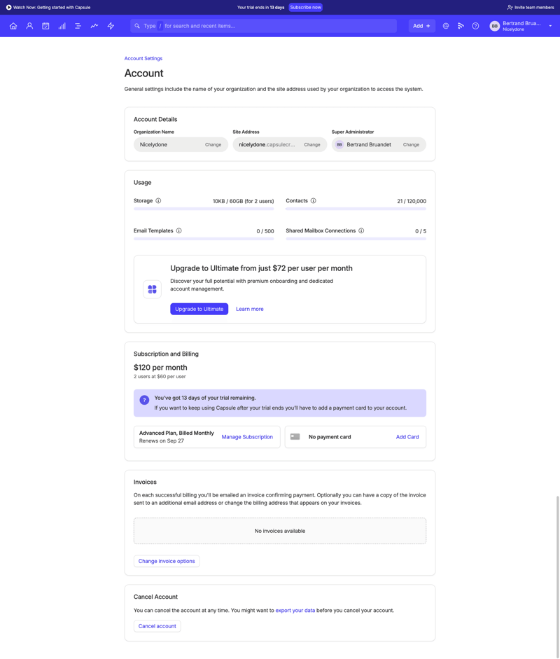 Capsule
			    ux ui design