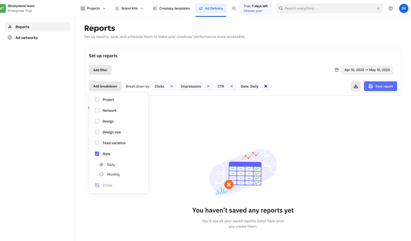 Creatopy screen example