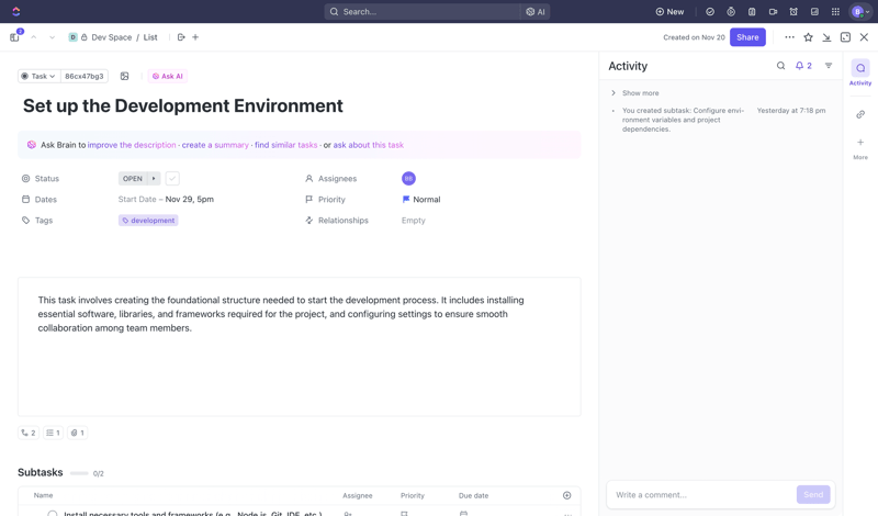 ClickUp
			              ux ui design