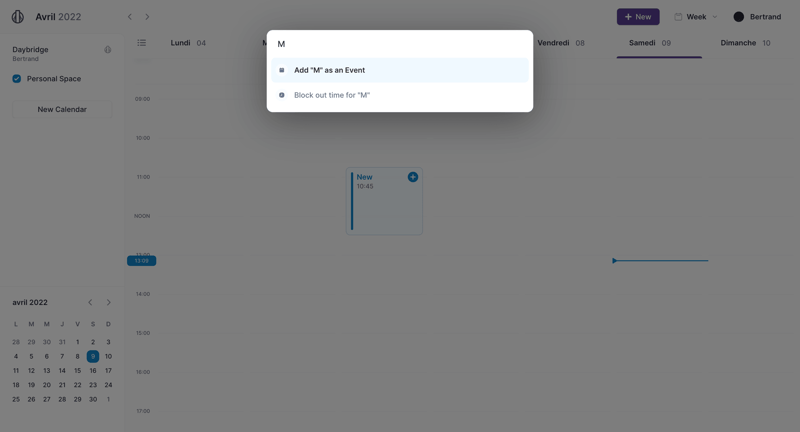 Daybridge
			      ux ui design