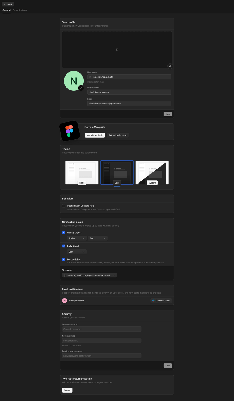 Campsite
			           ux ui design