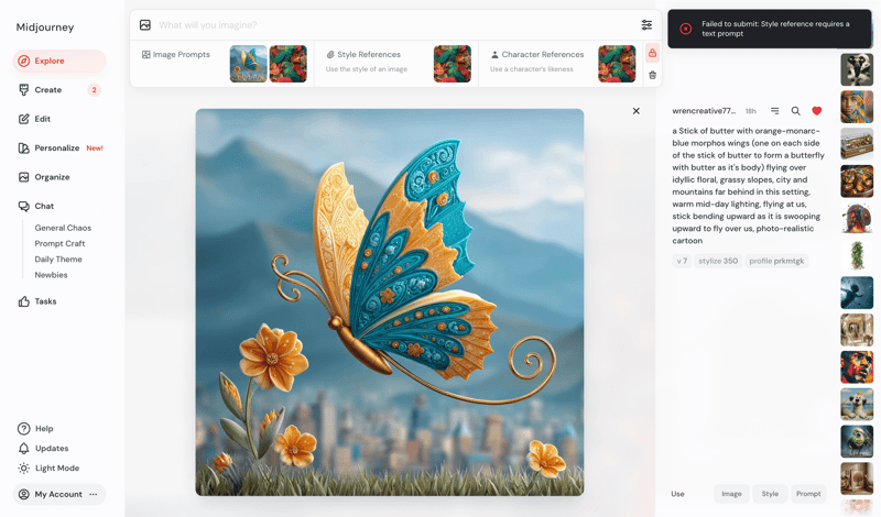 Midjourney
			     ux ui design