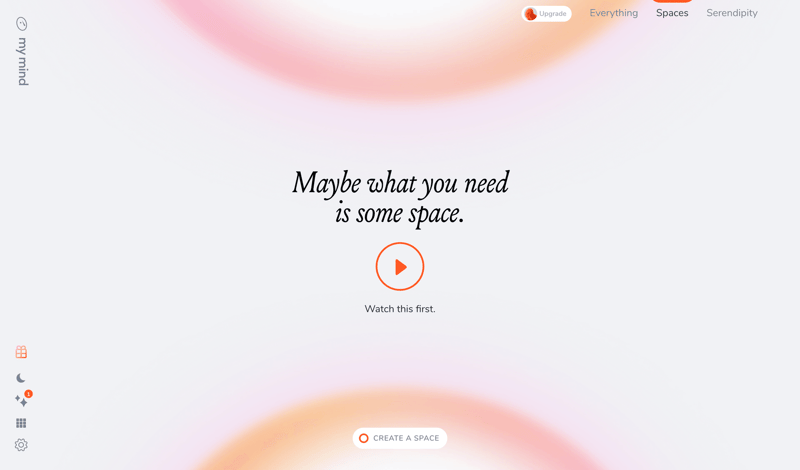 Mymind
			      ux ui design
