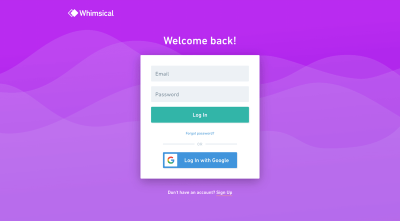 Whimsical
			         ux ui design
