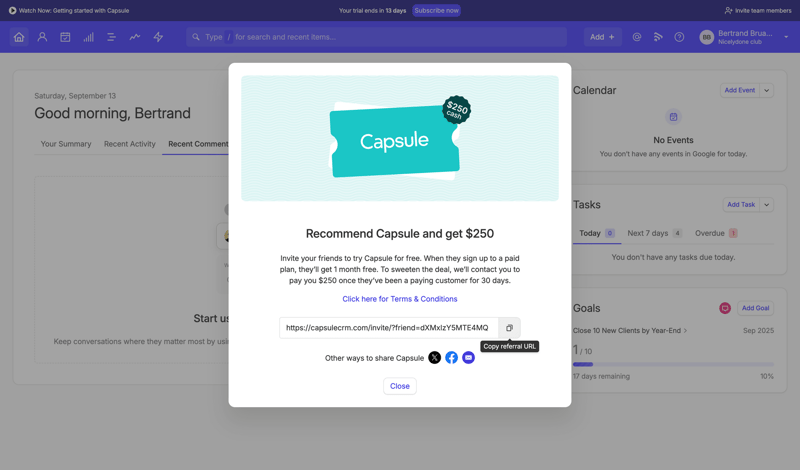 Capsule
			 ux ui design