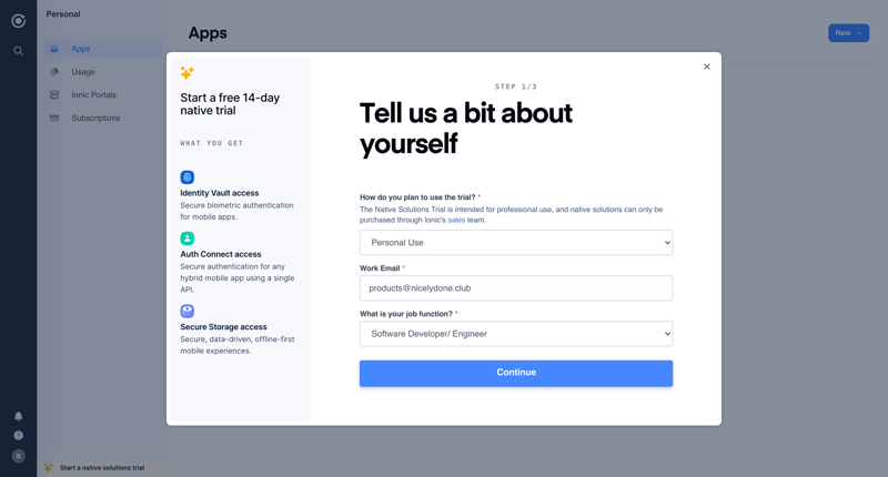Ionic
			       ux ui design