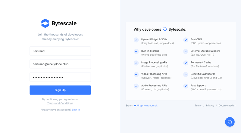 Bytescale
			         ux ui design