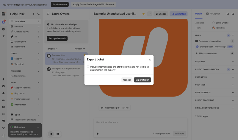 Intercom
			          ux ui design