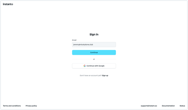 Instant
			            ux ui design