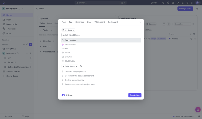 ClickUp
			        ux ui design