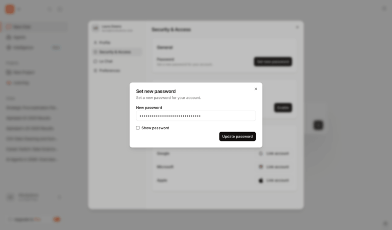 Mistral screen example