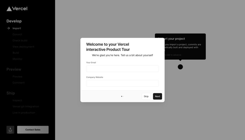 Vercel
			   ux ui design