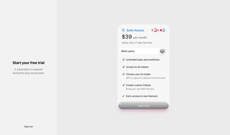 Cobot
			  ux ui design