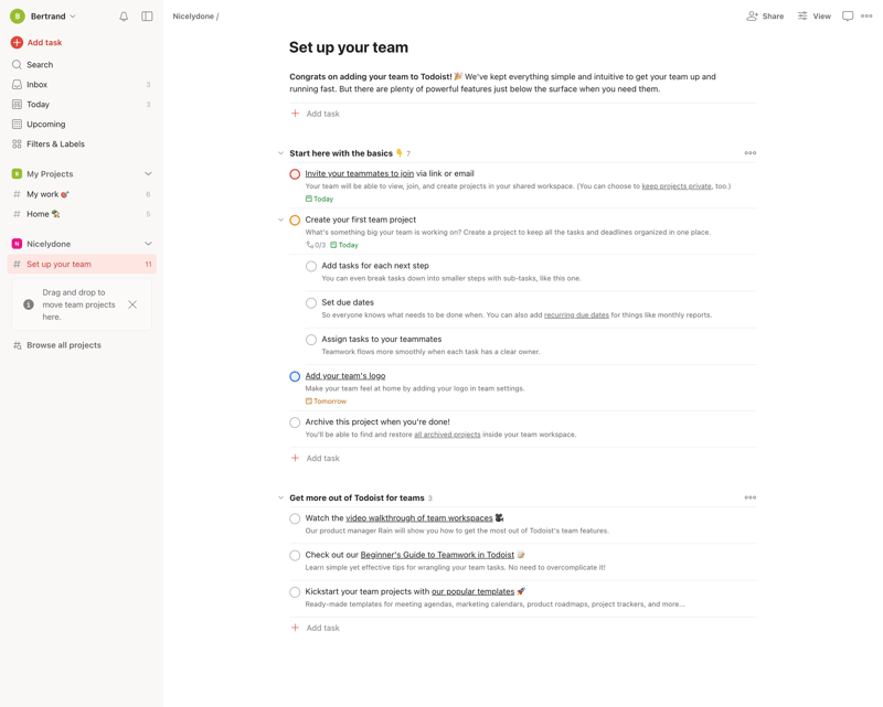 Todoist
			               ux ui design