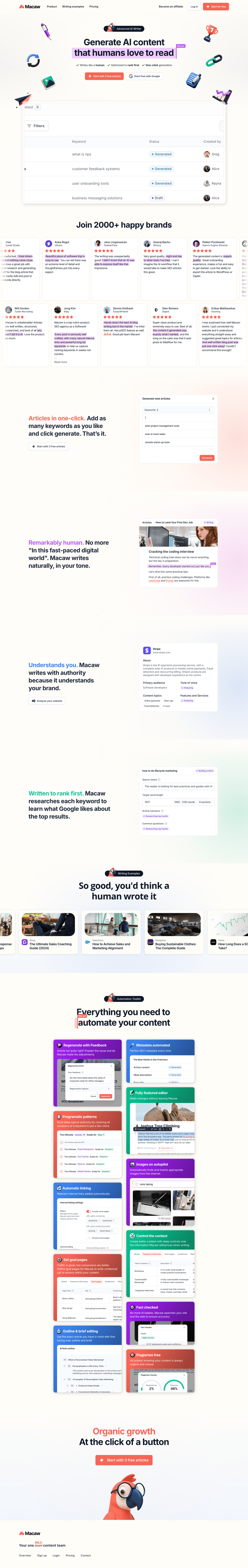 Macaw
			  ux ui design