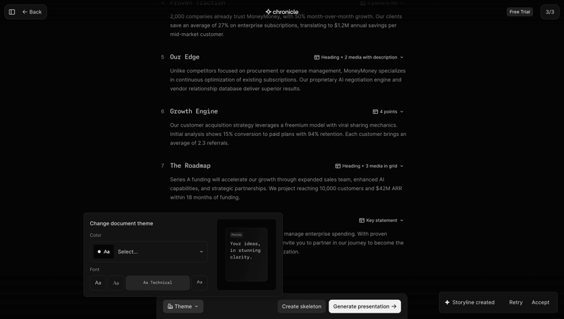 Chronicle
			     ux ui design